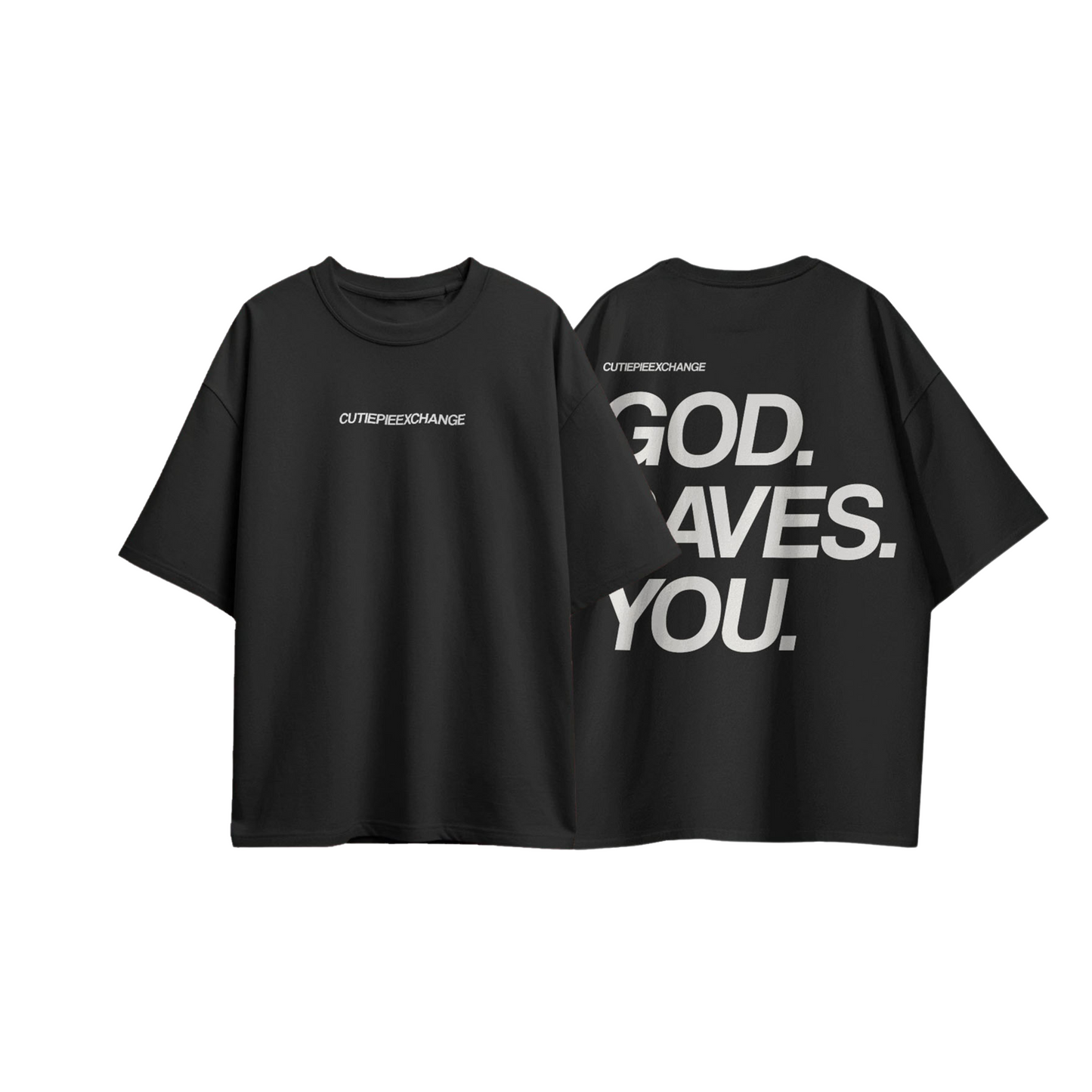 Divine Drop – ‘GOD SAVES YOU’ overseized Street Tee