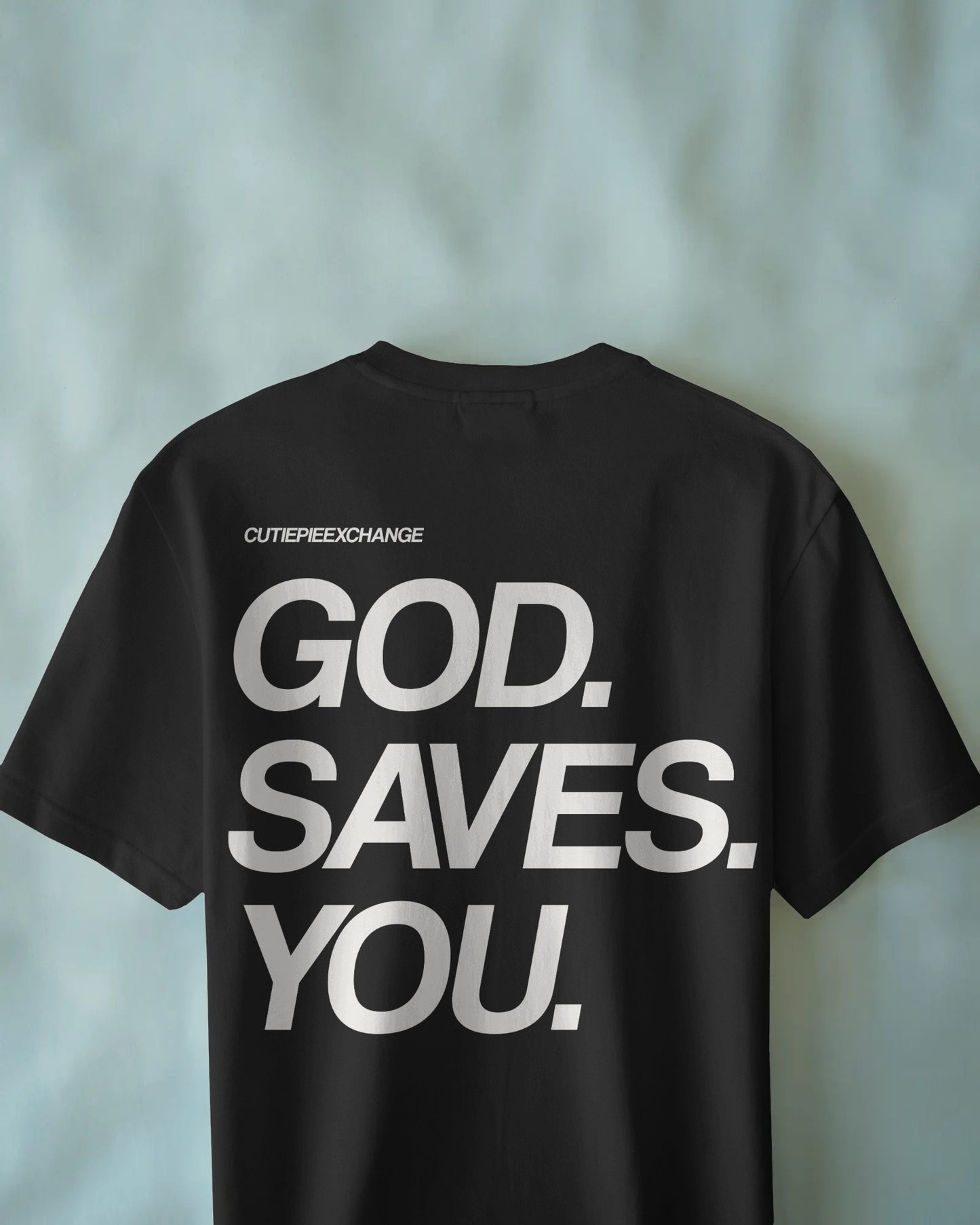 Divine Drop – ‘GOD SAVES YOU’ overseized Street Tee